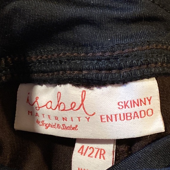 New Isabel maternity pants size 4/27R 29” crossover panel. Burgen - Picture 11 of 13